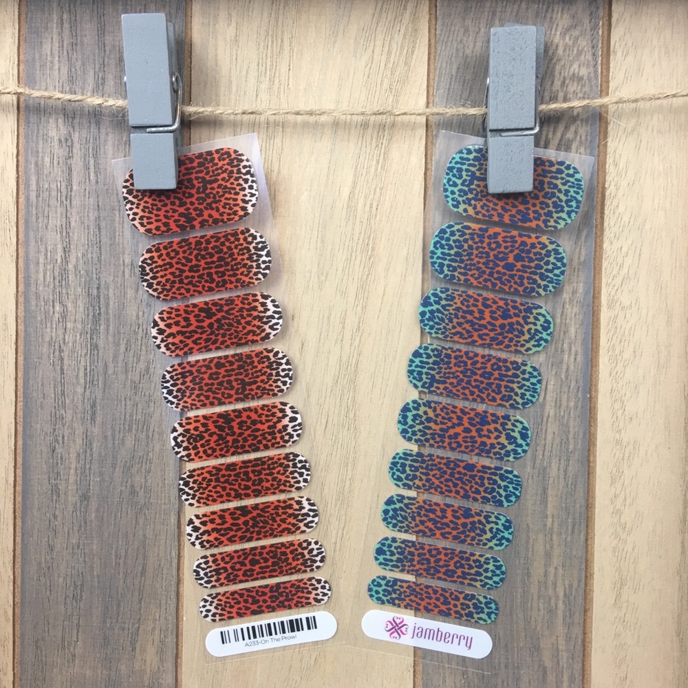 Jamberry On the Prowl & Man Hunt Nail Wrap Set
